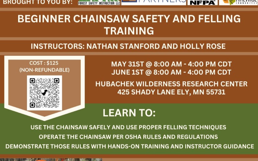 Beginner Chainsaw Safety & Felling Training 2-Day Event!